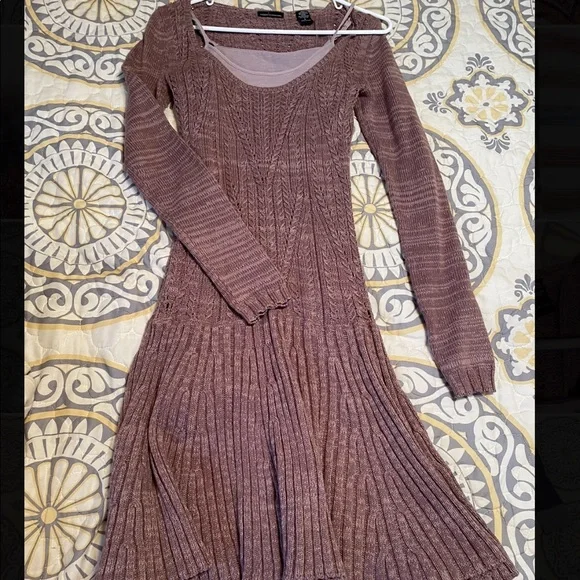 Moda International Dresses | Moda International Sweater Dress | Color: Brown | Size: S | Mermaidcp's Closet